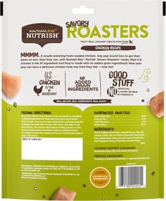 Rachael Ray Nutrish Dog Treats Roasters Savory Chicken Pouch - 12 Oz - Image 4