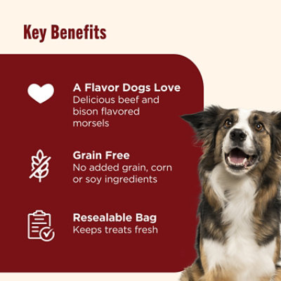 Rachael Ray Nutrish Dog Treats Burger Bites Beef Pouch - 12 Oz - Image 5