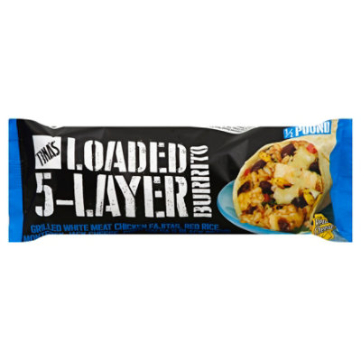 Tinas Loaded 5 Layer Burrito Chicken Fajita - 8 Oz