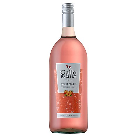 Gallo Family Vineyards Sweet Peach White Wine - 1.5 Liter