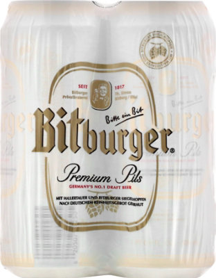 Bitburger Premium Beer In Cans - 4-16.9 Fl. Oz. - Image 2