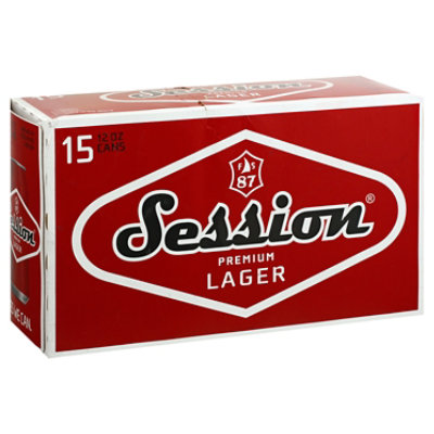 Session Premium Lager In Cans - 15-12 Fl. Oz.