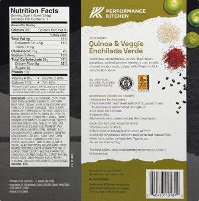 LUVO Bowl Quinoa & Veggie Enchilada Verde - 9.4 Oz - Image 6