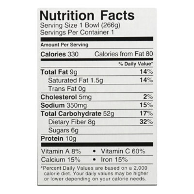 LUVO Bowl Quinoa & Veggie Enchilada Verde - 9.4 Oz - Image 4