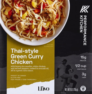 Luvo Thai Style Green Curry Chicken Bowl - 9 Oz - Image 2