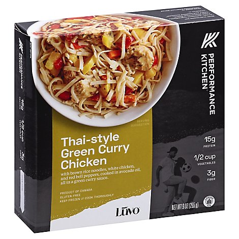 Luvo Thai Style Green Curry Chicken Bowl - 9 Oz