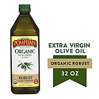 Pompeian Olive Oil Organic Extra Virgin Full-Bodied Flavor - 32 Fl. Oz. - Image 2
