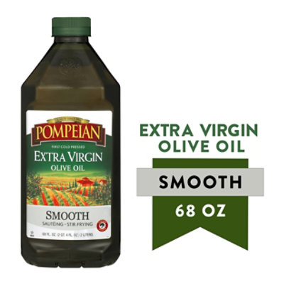 Pompeian Smooth Extra Virgin Olive Oil - 68 Fl. Oz. - Image 1