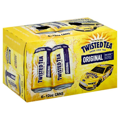 Twisted Tea Brewing Hard Iced Tea Lemon Tea Cans - 6-12 Fl. Oz.