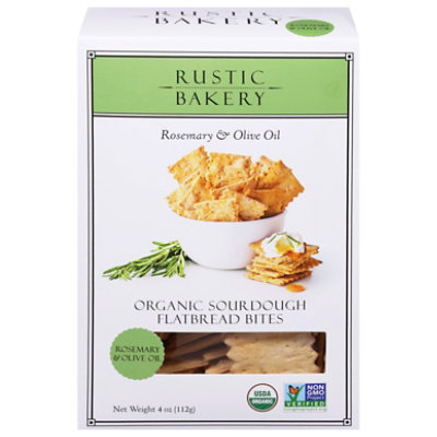 Rustic Bakery Flatbread Bites Rosemary & Olive Oil - 4 Oz - Image 3