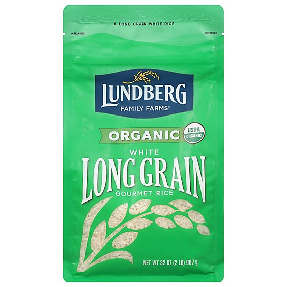 Lundberg Organic Rice Heirlooms White Long Grain - 32 Oz