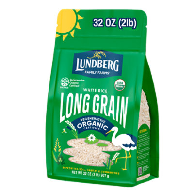 Lundberg Family Farms Regenerative Organic Certified White Long Grain Rice - 32 Oz - Image 2