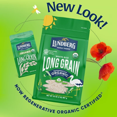 Lundberg Family Farms Regenerative Organic Certified White Long Grain Rice - 32 Oz - Image 3