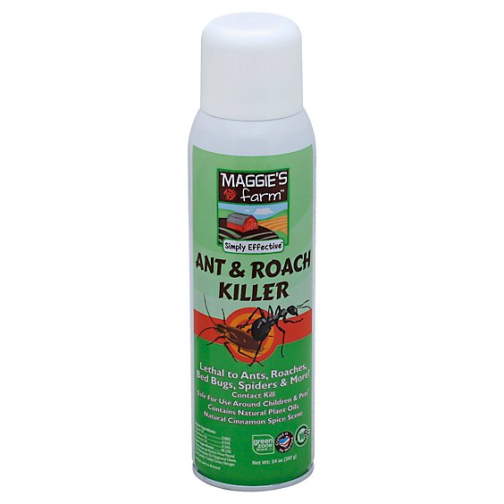 Maggies Farm Ant & Roach Killer Natural Cinnamon Spice Scent - 14 Oz