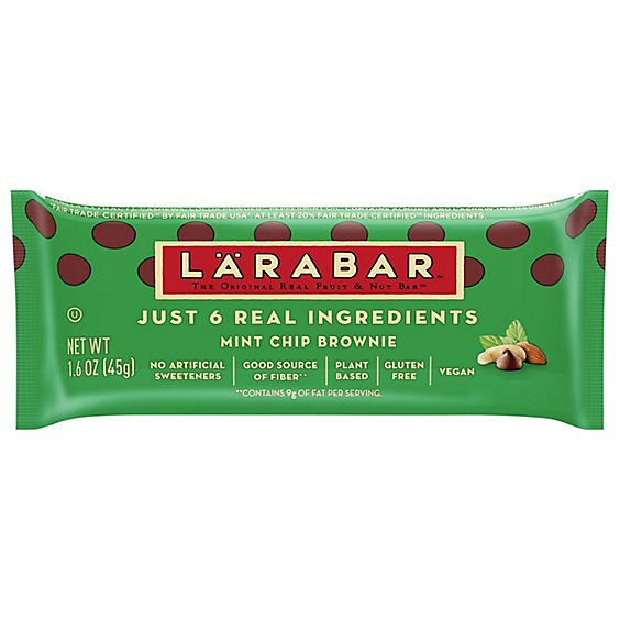 Larabar Fruit & Nut Food Bar Mint Chip Brownie - 1.6 Oz
