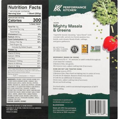 LUVO Planted Power Bowl Might Masala & Greens - 10 Oz - Image 6