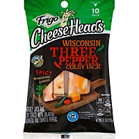 Frigo Cheese Heads Winconsin Three Pepper Colby Jack Spicy - 8.3 Oz - Image 2