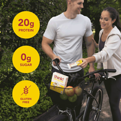 thinkThin High Protein Bar Lemon Delight White Chocolate Dipped - 2.1 Oz - Image 3