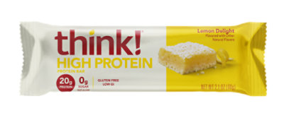 thinkThin High Protein Bar Lemon Delight White Chocolate Dipped - 2.1 Oz