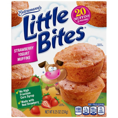 Entenmann's Little Bites Strawberry Yogurt Mini Muffins - 20 Count - Image 2