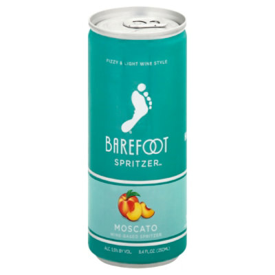 Barefoot Spritzer Moscato White Wine Can - 250 Ml