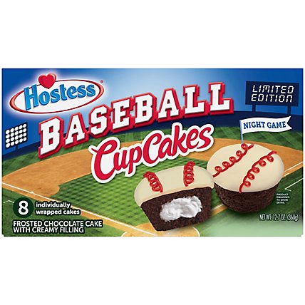 Hostess Baseball Cupcakes Chocolate - Each - Image 2