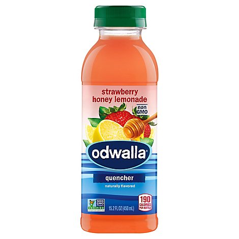 Odwalla Quencher Strawbeery Honey Lemonade - 15.2 Fl. Oz.