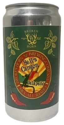 Broken Horn Hell Canyon Jalapeno Ale In Cans - 750 Ml - Image 1
