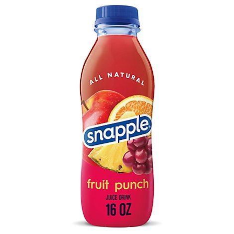 Snapple Fruit Punch Recycled Bottle - 16 Fl. Oz.