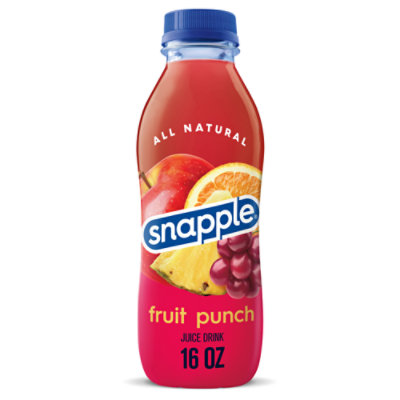 Snapple Fruit Punch Juice Drink In Recycled Plastic Bottle - 16 Fl. Oz. - Image 1