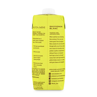Bota Mini Saivugnon Blanc Wine - 500 Ml - Image 8