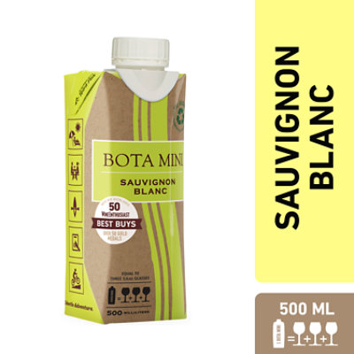 Bota Mini Saivugnon Blanc Wine - 500 Ml - Image 1