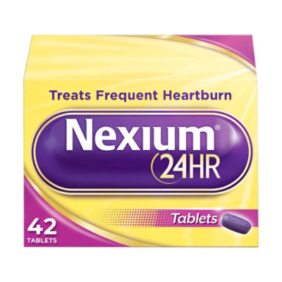 Nexium Acid Reducer Tablets 24HR 20 mg Delayed-Released - 42 Count