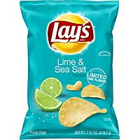Lays Potato Chips Lime & Sea Salt - 7.75 Oz - Image 2