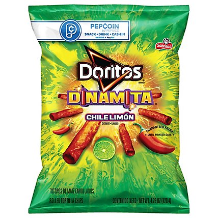 Doritos Tortilla Chips Rolled Chile Limon - 4.25 Oz - Image 1