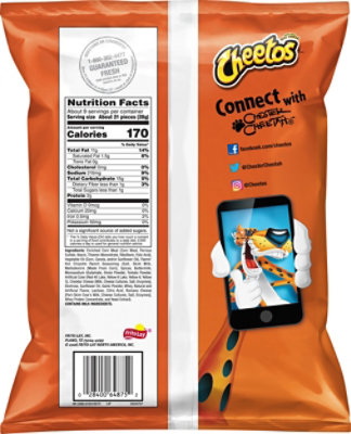 CHEETOS Snacks Cheese Flavored Flamin Hot Chipotle Ranch Crunchy - 8.5 Oz - Image 6