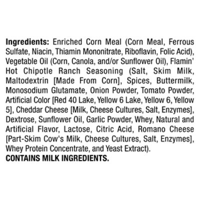 CHEETOS Snacks Cheese Flavored Flamin Hot Chipotle Ranch Crunchy - 8.5 Oz - Image 5