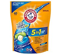 ARM & HAMMER Laundry Detergent Oxi Clean Concentrated Pouch - 40 Count