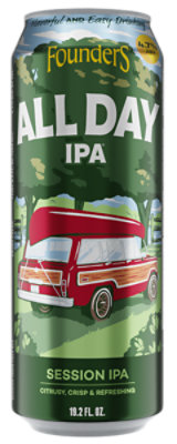 Founders Brewing Co. Year-Round Beer All Day IPA Can - 19.2 Fl. Oz. - Image 3