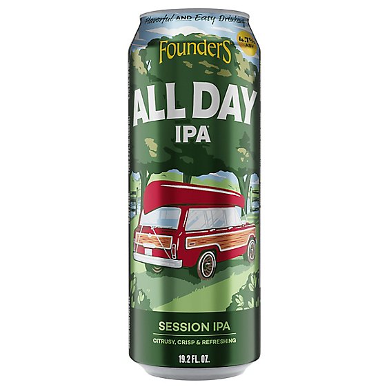 Founders Brewing Co. Year-Round Beer All Day IPA Can - 19.2 Fl. Oz.