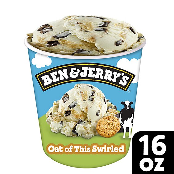 Ben & Jerry's Oat of This Swirled Ice Cream Pint - 16 Oz