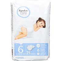 Signature Care Premium Baby Diapers Size 6 - 21 Count - Image 2