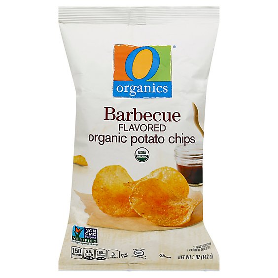 O Organics Chips Potato Bbq - 5 Oz