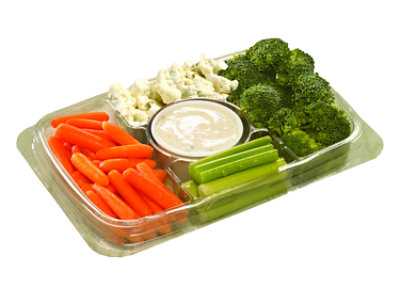 Deli Vegetable Tray With Dip Grab N Go - 20 Oz (Please allow 48 hours for delivery or pickup) - Image 1