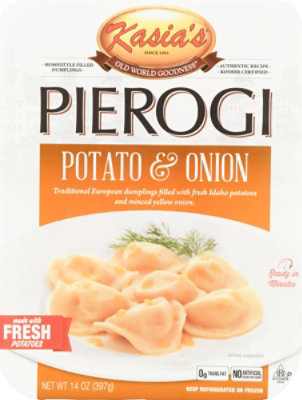 Kasias Pierogi Potato & Onion - 14 Oz - Image 2