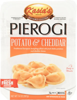 Kasias Potato Cheddar Pierogies - 14 Oz - Image 2