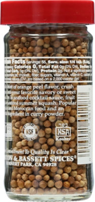 Morton & Bassett Coriander Seed - 1.2 Oz - Image 4