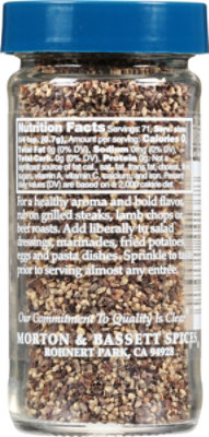Morton & Bassett Black Pepper Coarse Ground - 1.8 Oz - Image 3