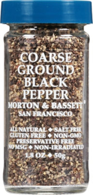 Morton & Bassett Black Pepper Coarse Ground - 1.8 Oz - Image 2