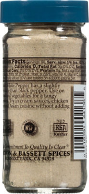 Morton & Bassett White Pepper Ground - 2.3 Oz - Image 5